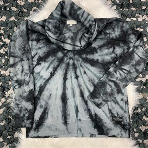 Simply Southern cowl neck tie dyed sweatshirt